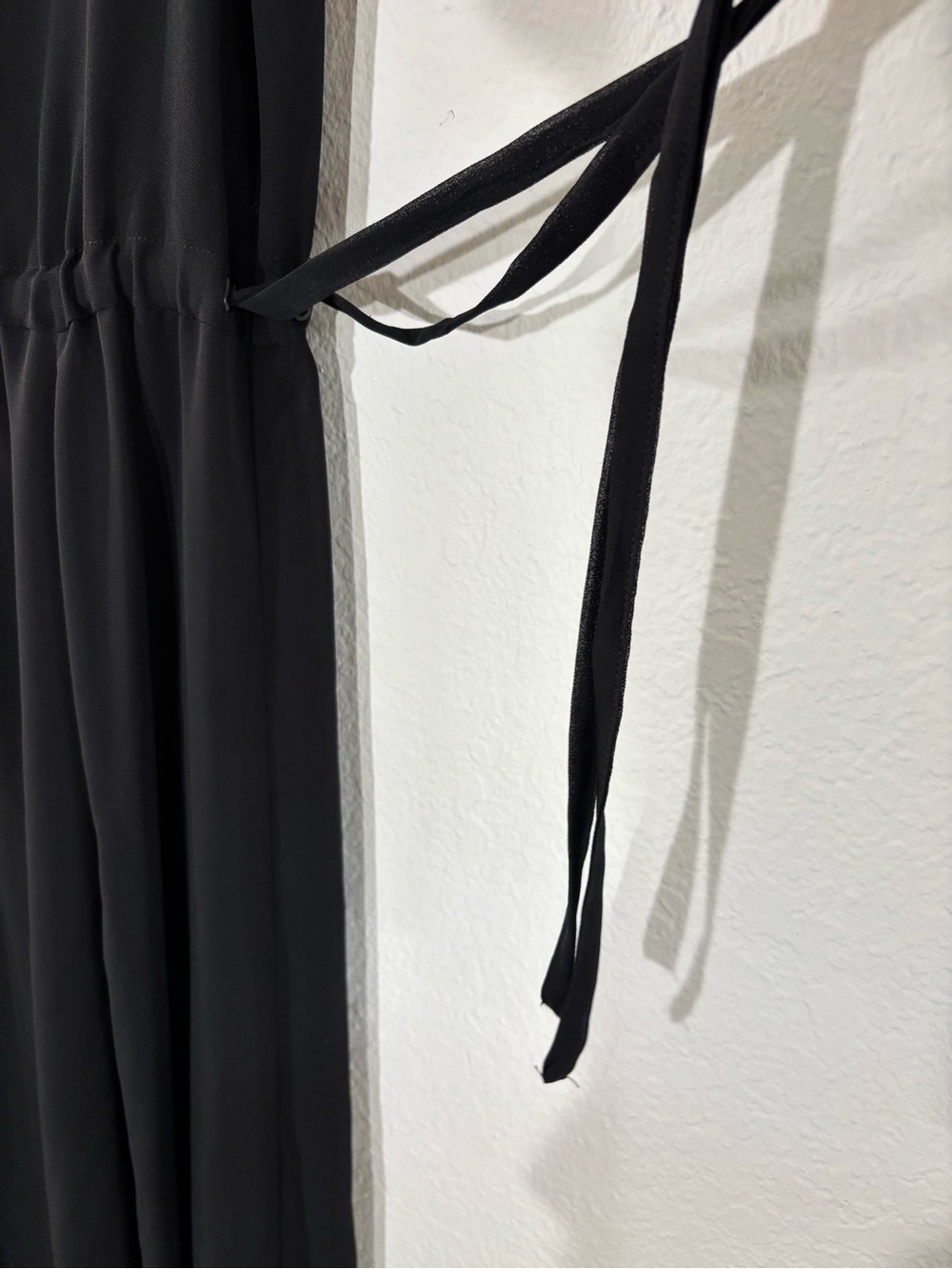NWT Anne Klein Black Sleeveless Midi Dress with V-Neck Size XS Extra Small - Picture 9 of 11